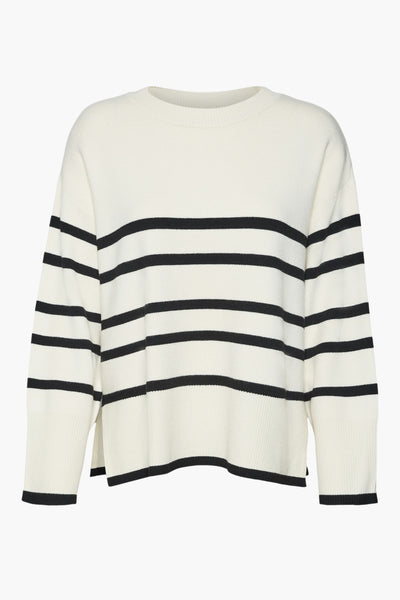 Pull col rond Beige - VERO MODA®