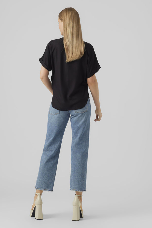 Chemisier (manches courtes) Noir - VERO MODA®
