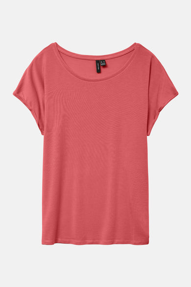 T-shirt à manches courtes - corail