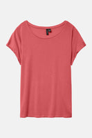 Top uni manches courtes CORAIL - VERO MODA®