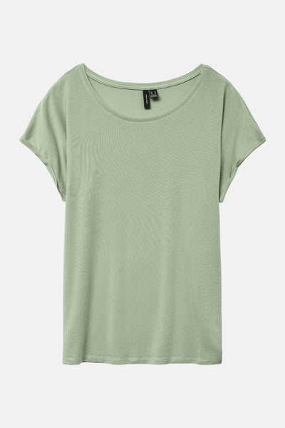 Top uni manches courtes Vert - VERO MODA®