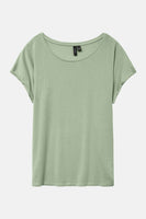 Top uni manches courtes Vert - VERO MODA®