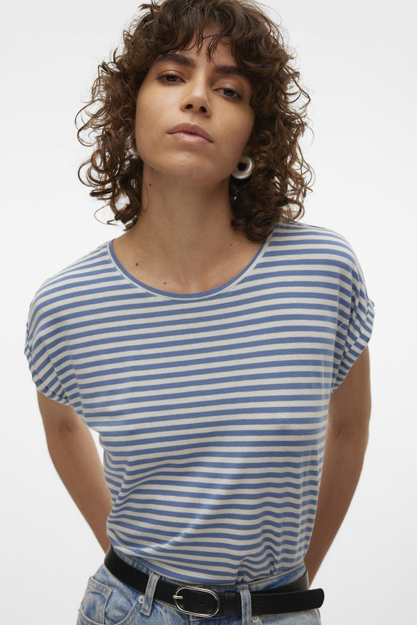 T-shirt (korte mouwen) Blauw - VERO MODA®