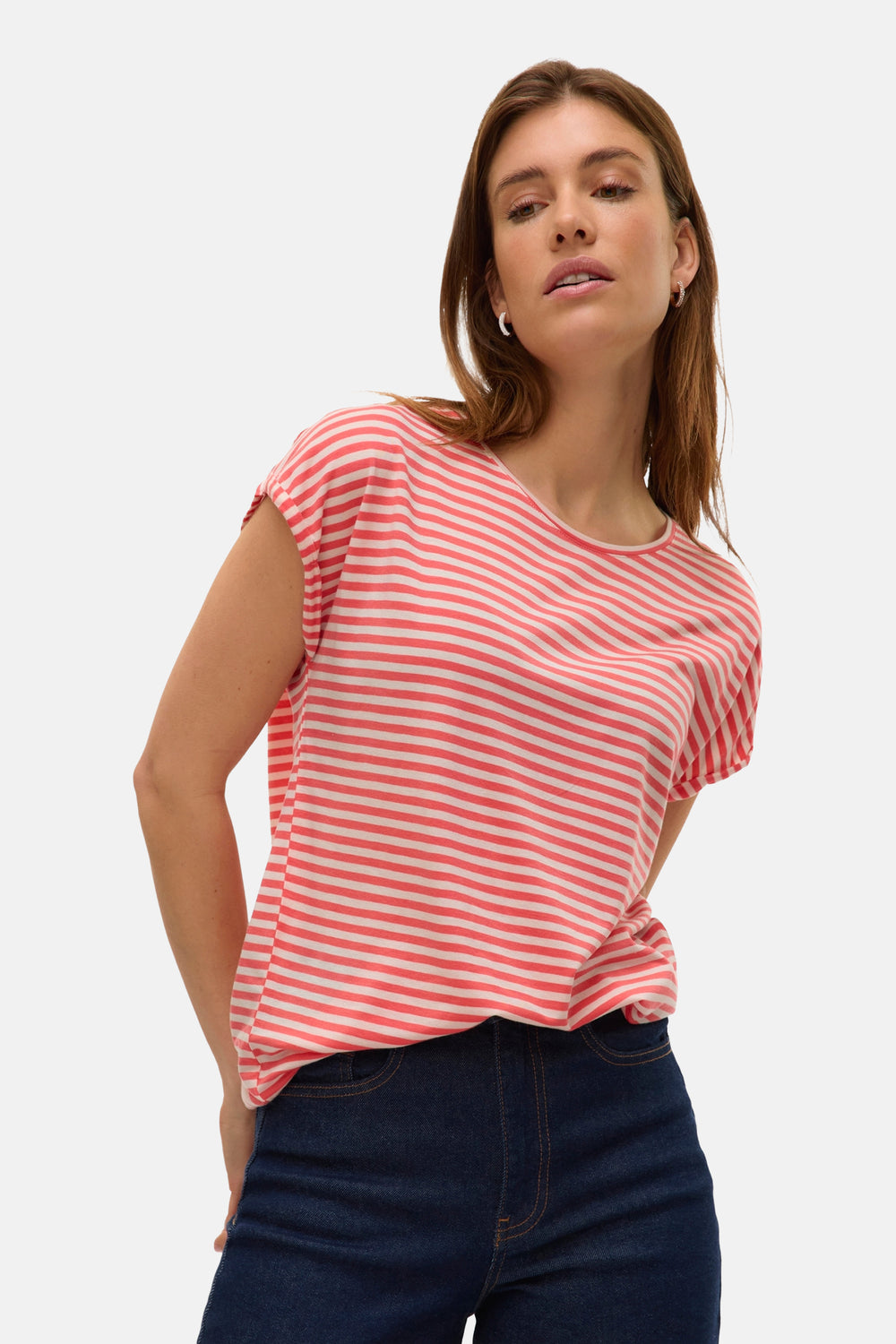 T-shirt (manches courtes) Orange - VERO MODA®