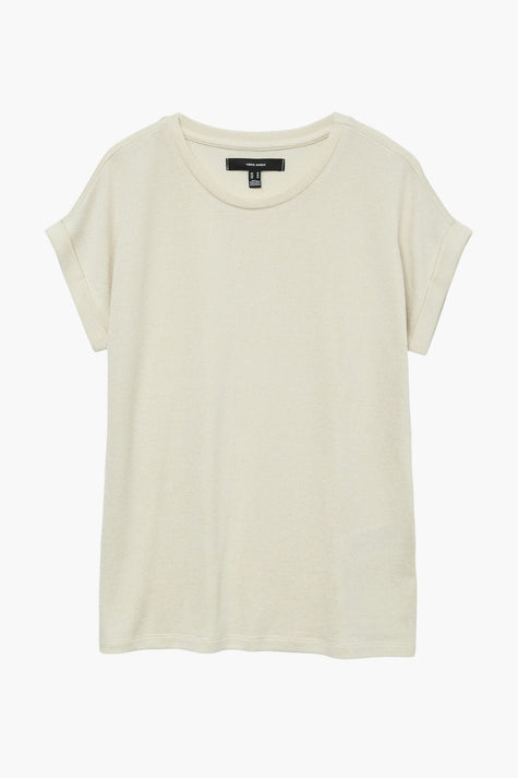 Top uni manches courtes Beige - VERO MODA®