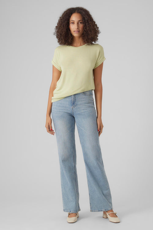 Top uni manches courtes Vert - VERO MODA®