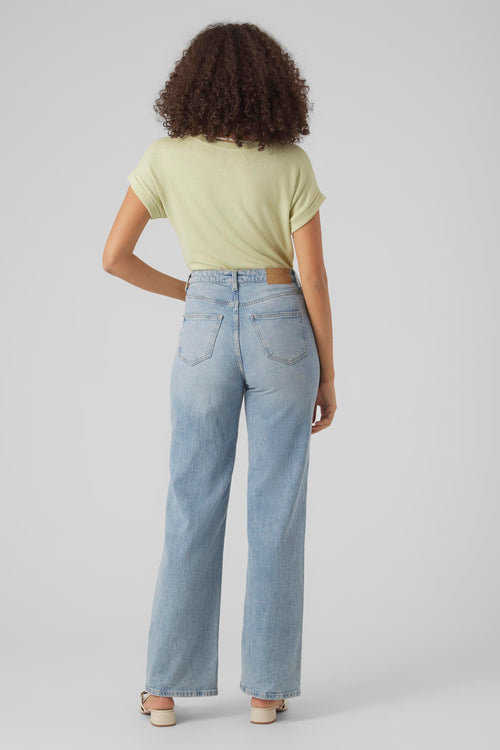 Top uni manches courtes Vert - VERO MODA®