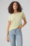 Top uni manches courtes Vert - VERO MODA®