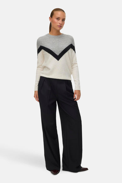 Pull col rond multicolore - VERO MODA®