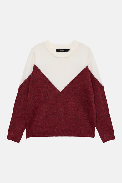Pull col rond multicolore - VERO MODA®
