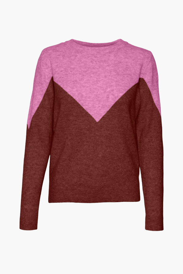 Pull col rond Rouge - VERO MODA®