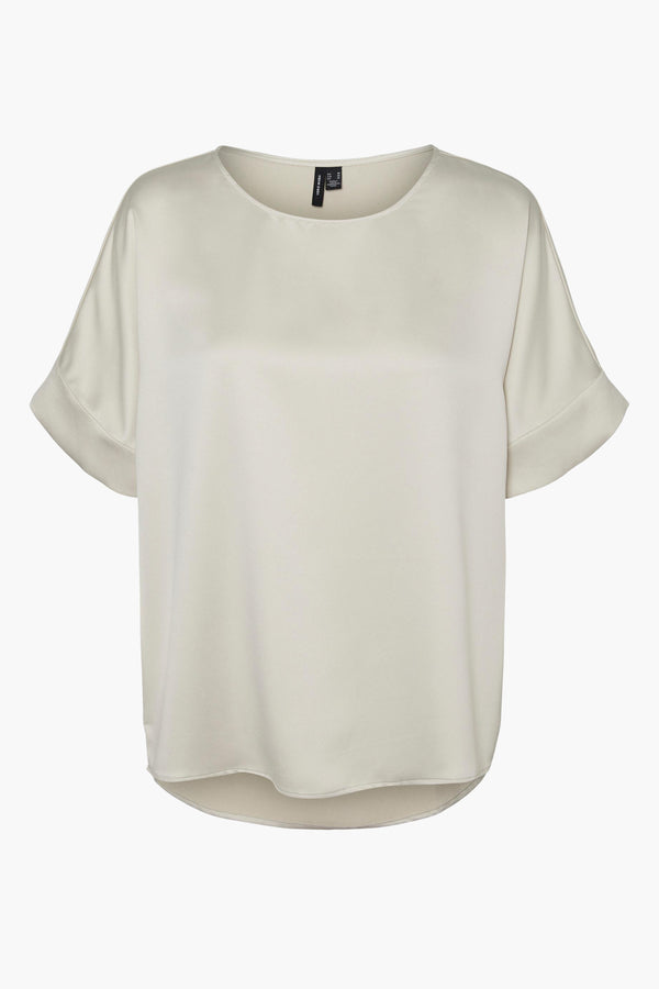 Blouse (korte mouwen) Ecru - VERO MODA®