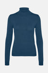 Trui met rolkraag blauw - VERO MODA®