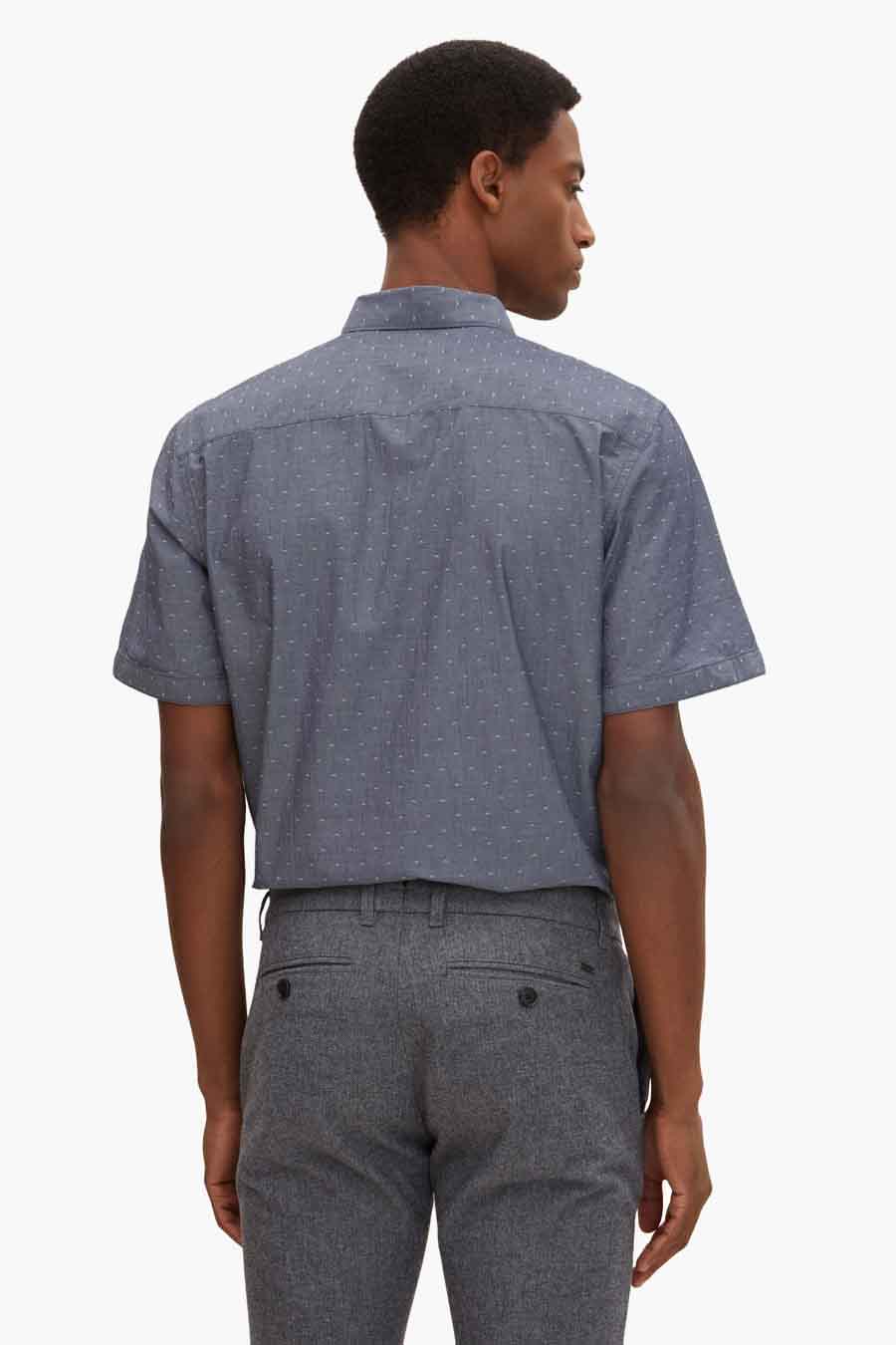 Hemd met korte mouwen - blauw