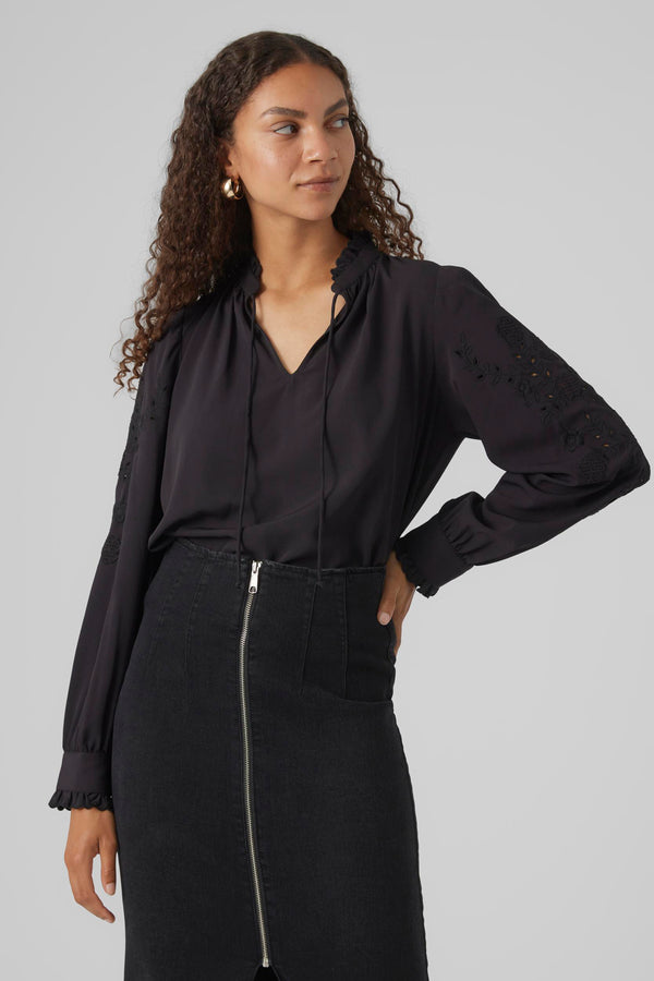 Chemisier (manches longues) Noir - VERO MODA®