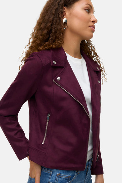 Faux leder jas rood - VERO MODA®