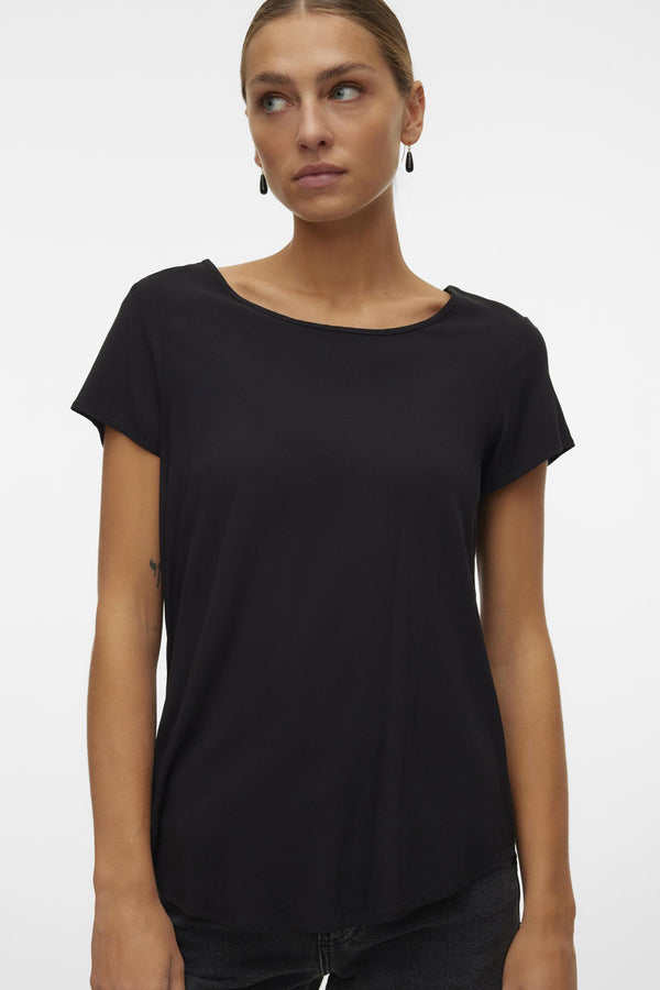 Chemisier (manches courtes) Noir - VERO MODA®