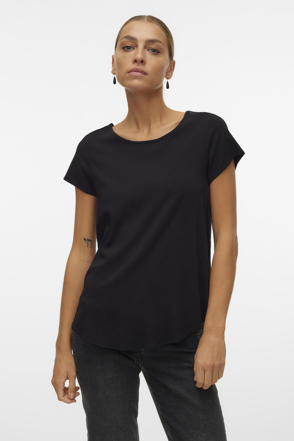 Chemisier (manches courtes) Noir - VERO MODA®