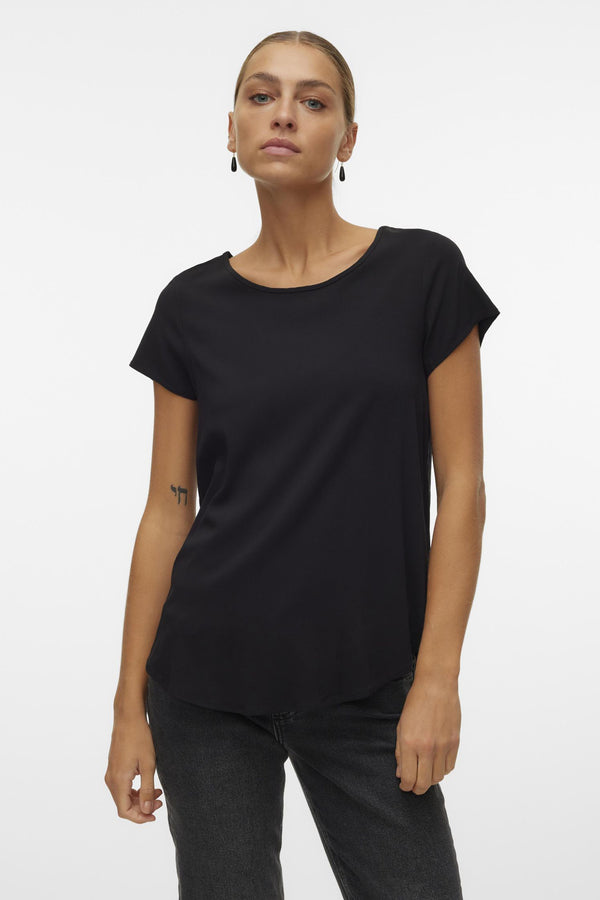 Chemisier (manches courtes) Noir - VERO MODA®