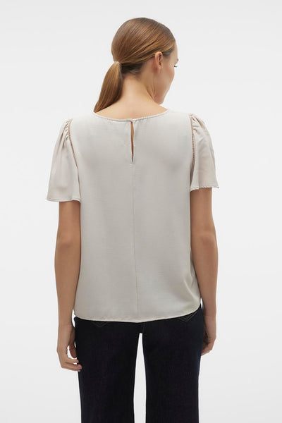 Chemisier (manches courtes) Écru - VERO MODA®