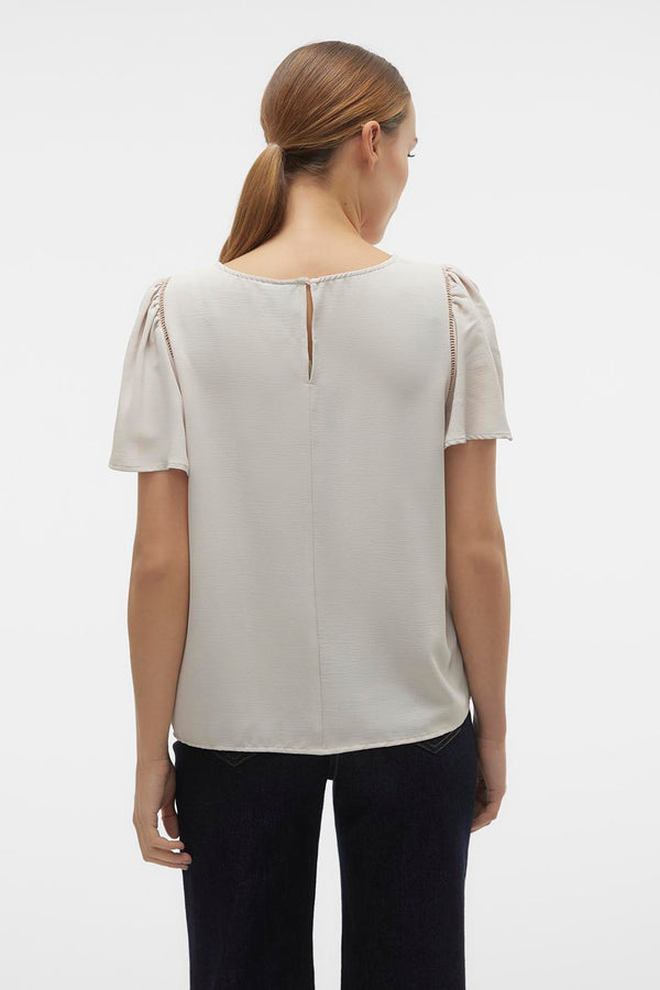 Chemisier (manches courtes) Écru - VERO MODA®