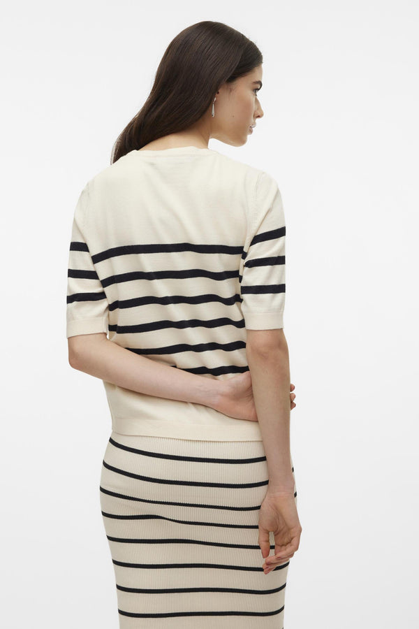 Pull col rond Écru - VERO MODA®