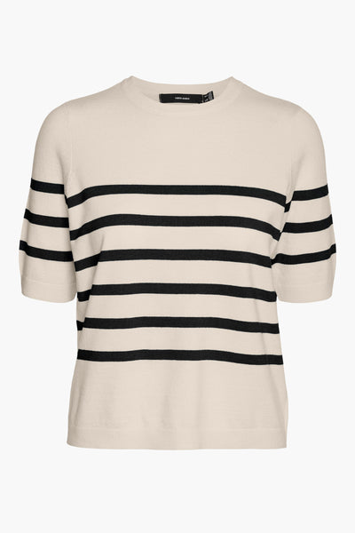 Pull col rond Écru - VERO MODA®