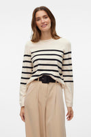 Trui met ronde hals Ecru - VERO MODA®
