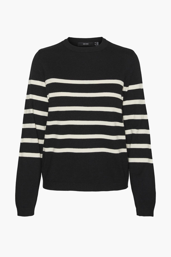 Pull col rond Noir - VERO MODA®