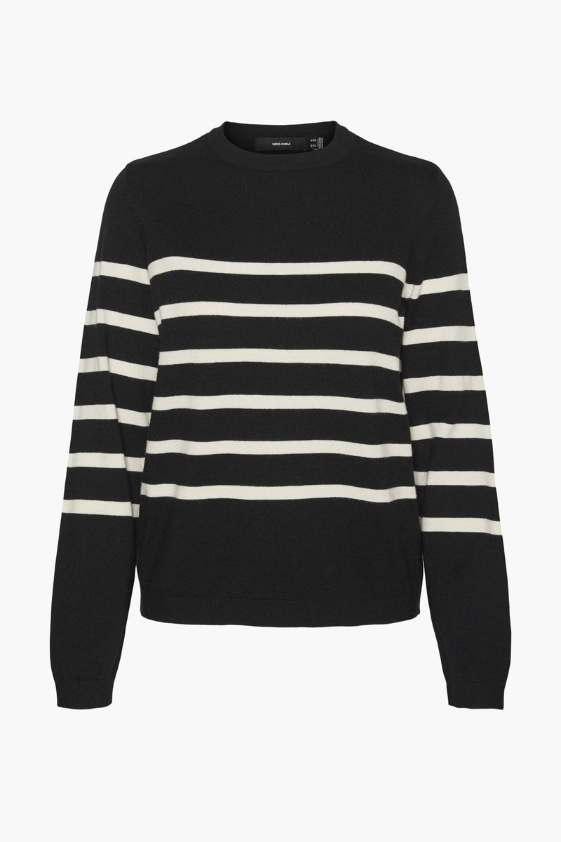 Pull col rond Noir - VERO MODA®