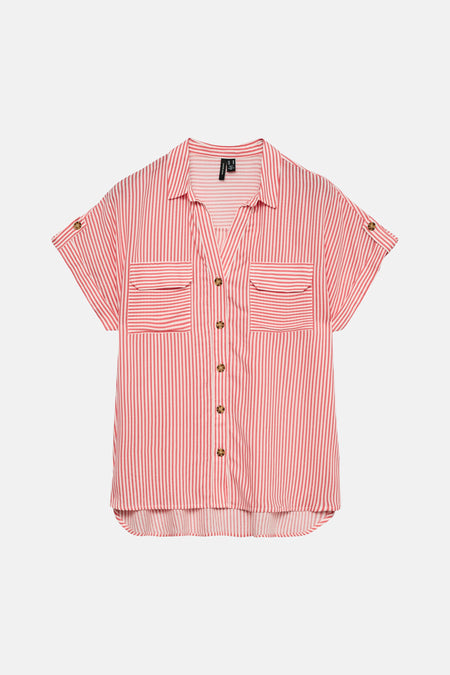 Chemisier (manches courtes) corail - VERO MODA®