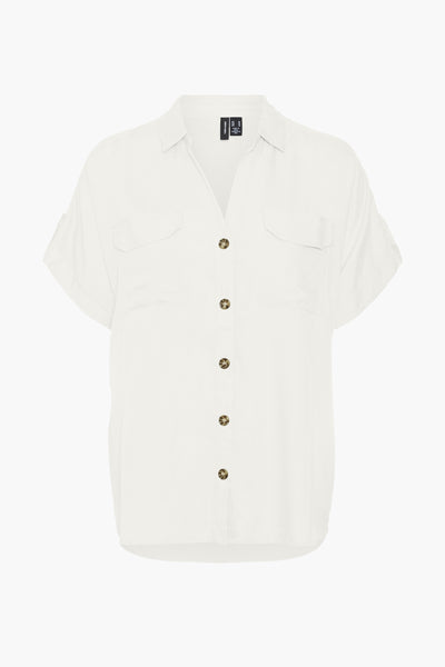 Chemisier (manches courtes) Blanc - VERO MODA®