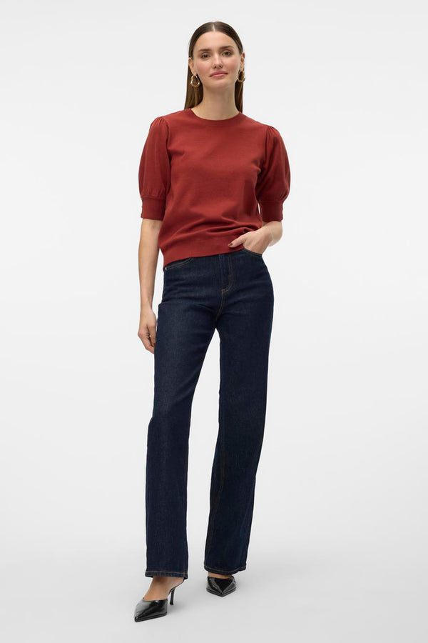 Pull col rond Rouge - VERO MODA®