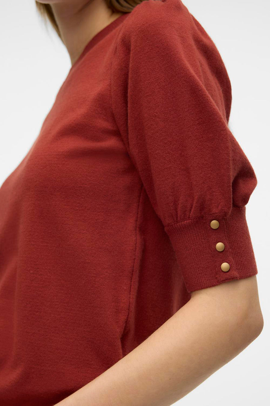 Pull col rond Rouge - VERO MODA®