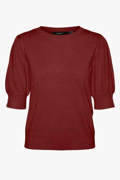 Pull col rond Rouge - VERO MODA®