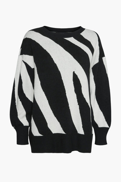 Pull col rond Noir - VERO MODA®