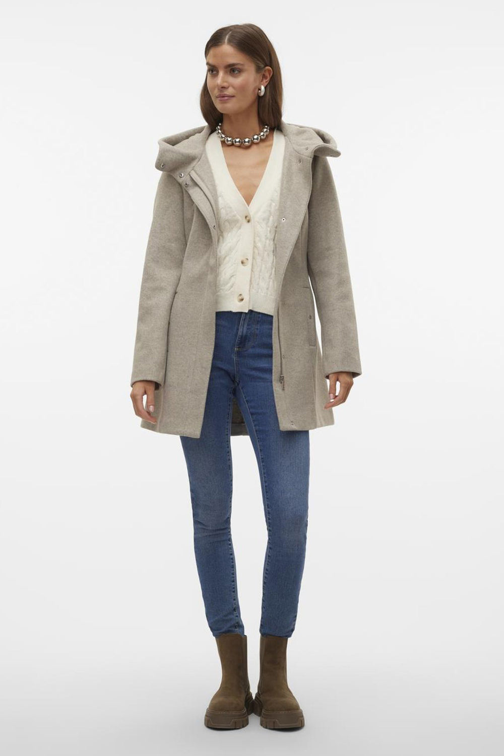 Lange jas Beige - VERO MODA®