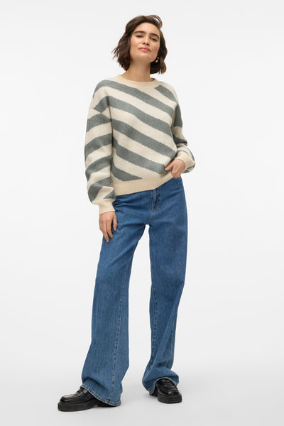 Trui met ronde hals Beige - VERO MODA®