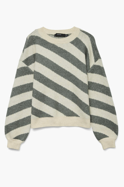 Trui met ronde hals Beige - VERO MODA®