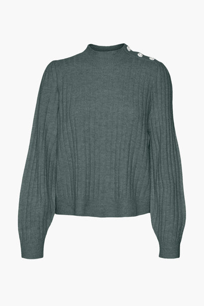Pull col montant Vert - VERO MODA®