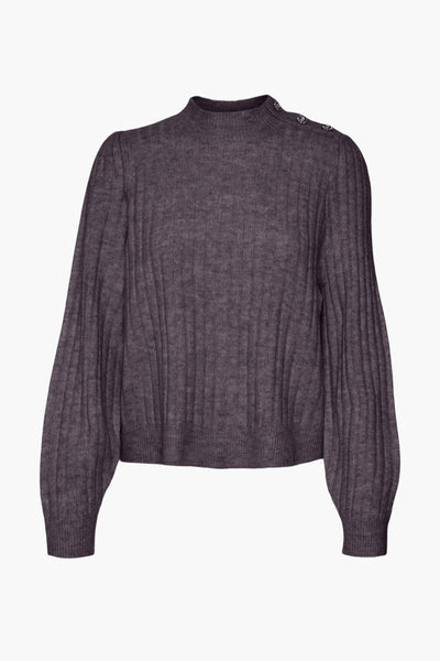 Pull col montant PURPLE - VERO MODA®