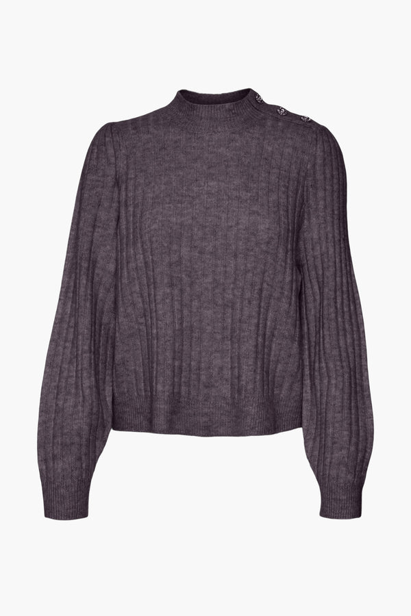 Pull col montant PURPLE - VERO MODA®