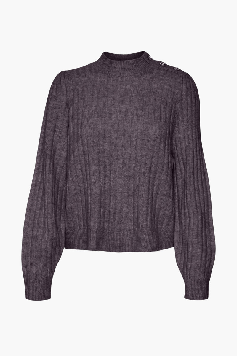 Pull col montant PURPLE - VERO MODA®