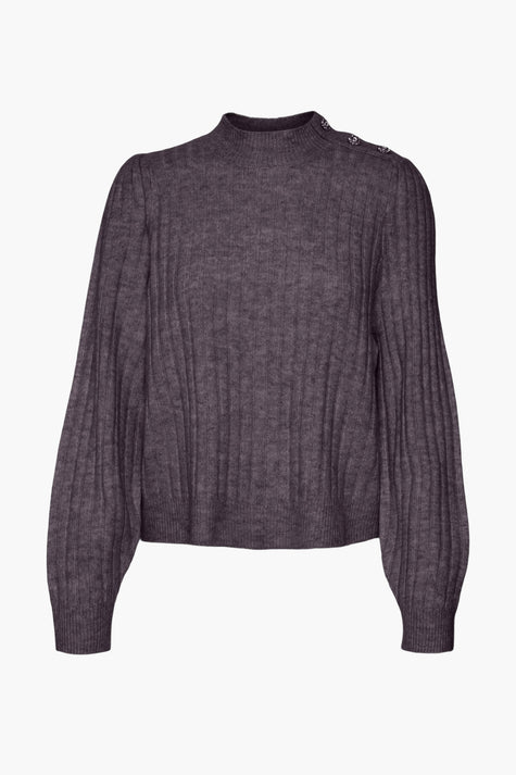 Pull col montant PURPLE - VERO MODA®
