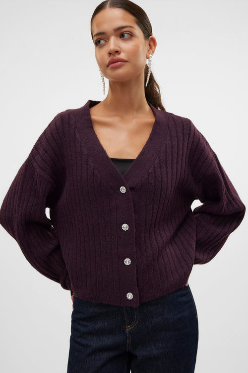 Pull col montant PURPLE - VERO MODA®