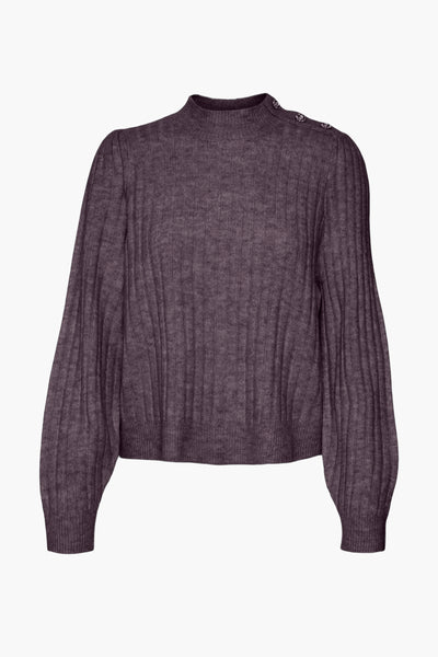 Pull col montant PURPLE - VERO MODA®