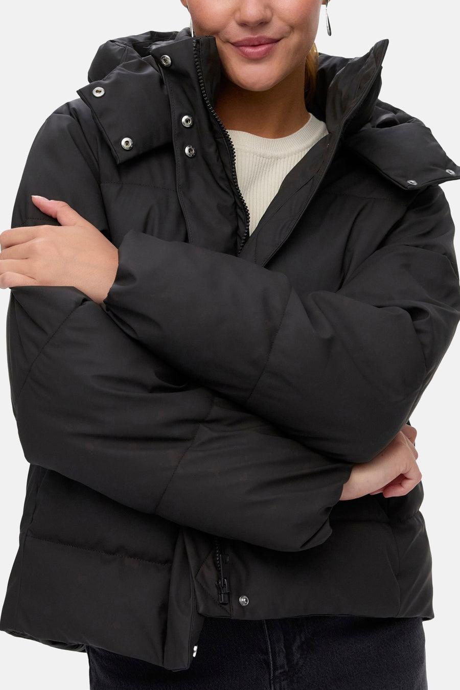 Dames tops jas gewatteerd bruin - VERO MODA®