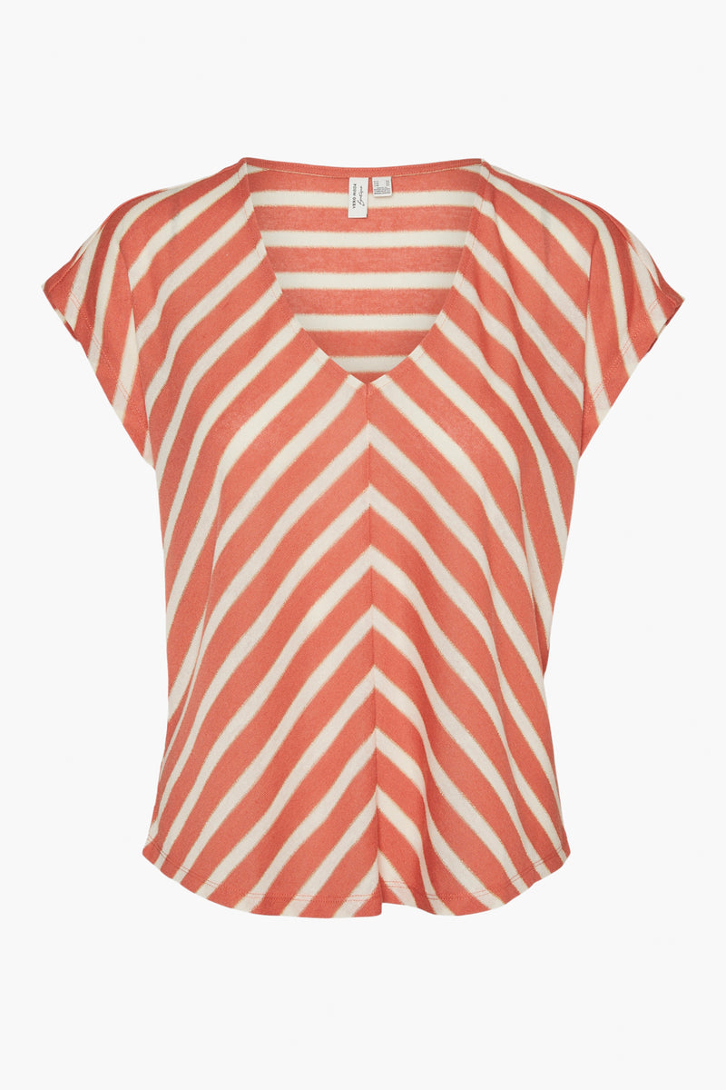 T-shirt (korte mouwen) Rouge - VERO MODA®