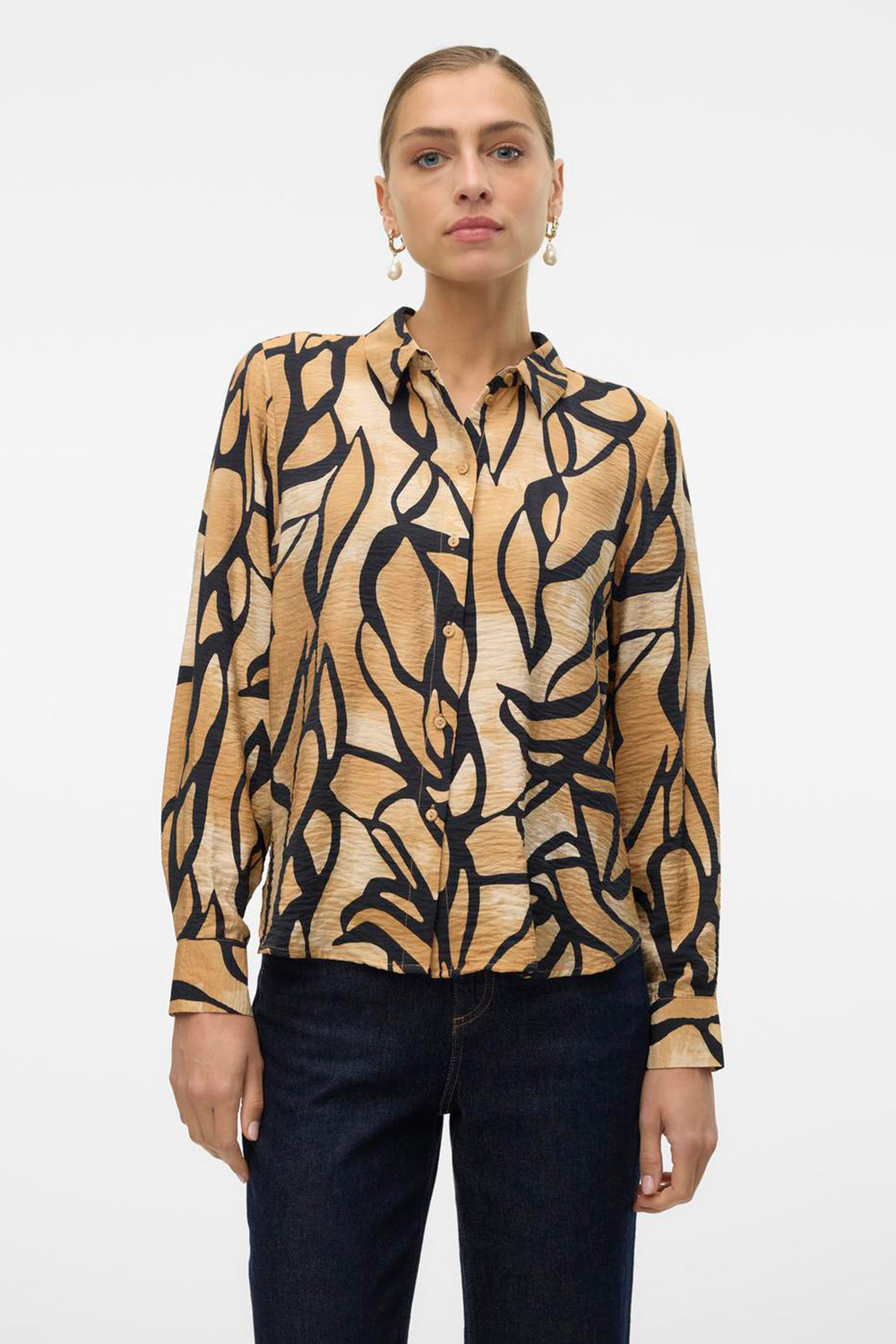 Chemisier (manches longues) Brun - VERO MODA®