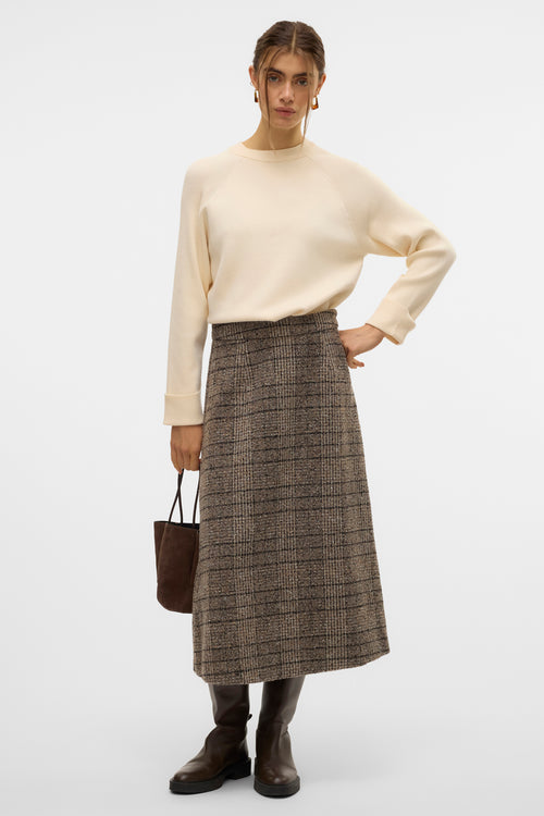 Pull col rond Écru - VERO MODA®